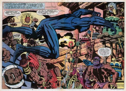 O Pantera Negra: primeiro super-herói negro dos quadrinhos.