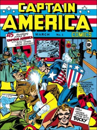 Capitão América: o grande estouro da Timely.
