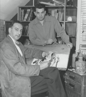 Joe Simon e Jack Kirby: a dupla que contratou Stan Lee como assistente.