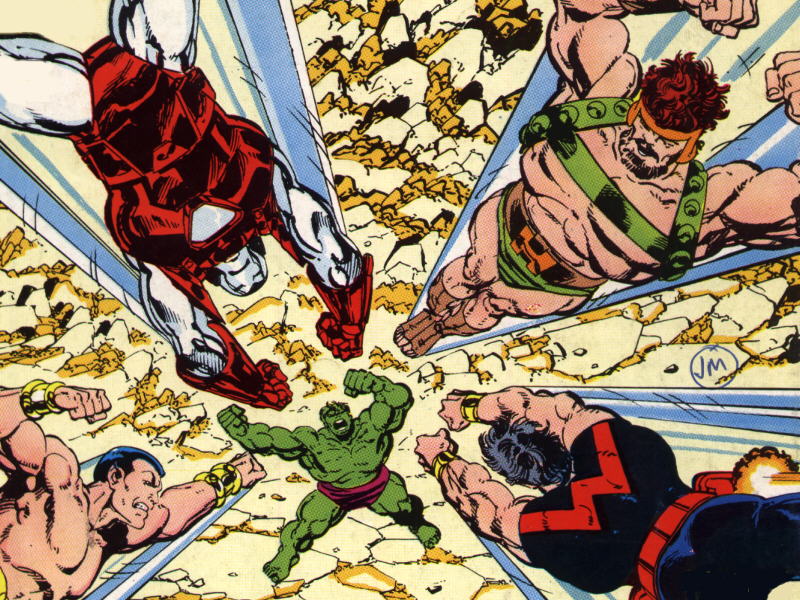 Avengers - Hulks attack by john byrne