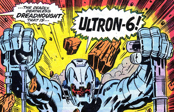 Ultron no traço de seu criador visual: John Buscema. 