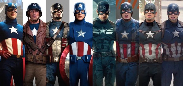 captain america movie costumes